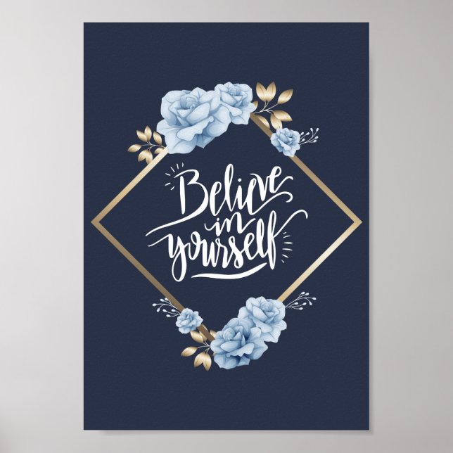 Poster Acredite em si mesmo (Frente)