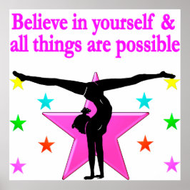 PÔSTER ACREDITE EM SI MESMO GINÁSTICA