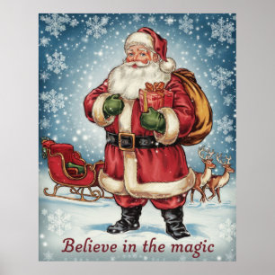 Poster Acredite no Papai Noel Mágico