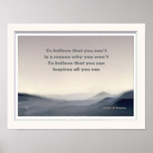 Pôster Acredite que pode