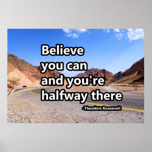 Poster Acredite que pode e está a meio caminho