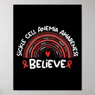 Poster Acreditem na Consciência Mês Anemia das Células Fa