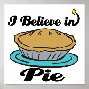 Poster acredito em torta