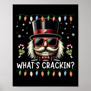 Poster Acrilista de Natal O que está rachando Roupas engr