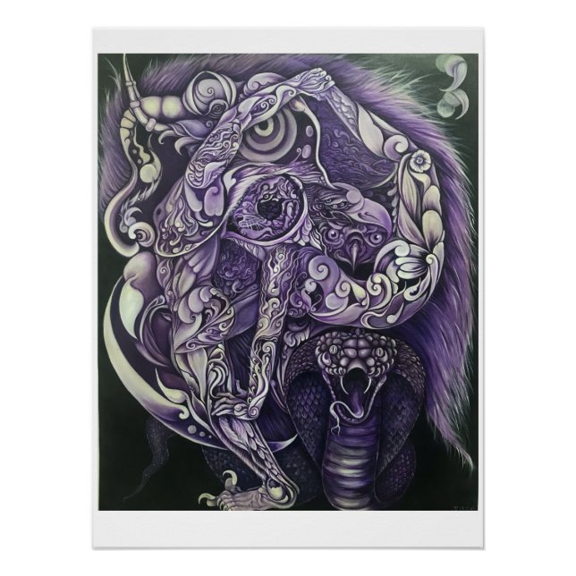 Pôster Acrobática na Floresta Nacional (Frente)