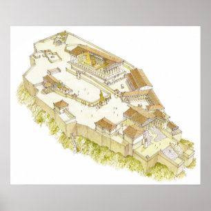 Pôster Acrópole Atenas