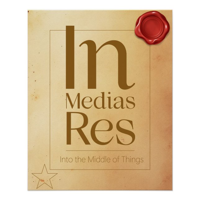 Pôster Action Motivational Quote - Latin Poster Art (Frente)