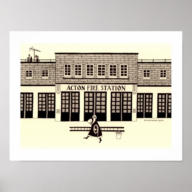 Pôster Acton Scene (Frente)