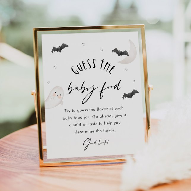 Poster AÇÚCAR Adivinha Sinal do Jogo da Comida do Bebê (Criador carregado)