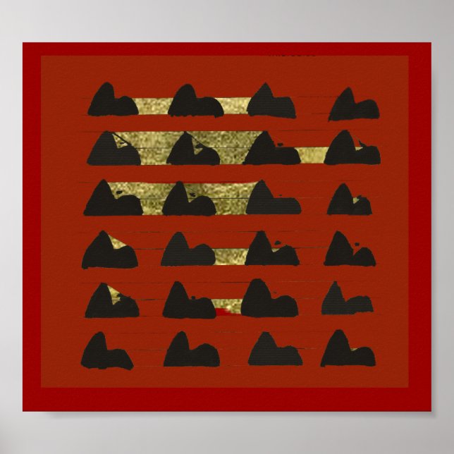 Poster Açúcar de arte moderna do RioLoaf (Frente)