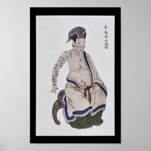 Poster Acupuntura Grande Intestina Meridian Yangming