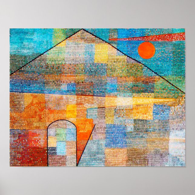Poster Ad Parnassum, Paul Klee (Frente)