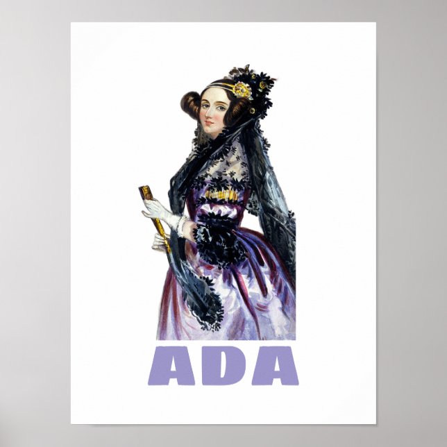Poster Ada Lovelace (Frente)