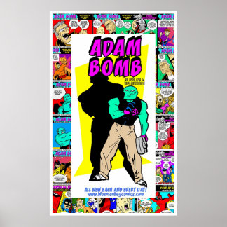 Pôster Adam Bomb Daily Adventures One Year Anniversário!