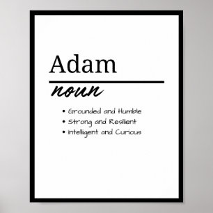 Poster Adam, Boy Personated Name Definition