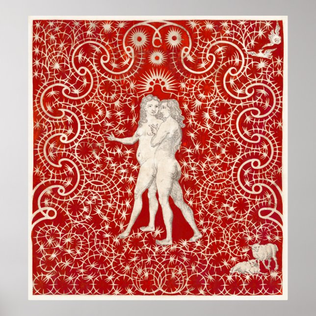 Poster Adam & Eve (Frente)