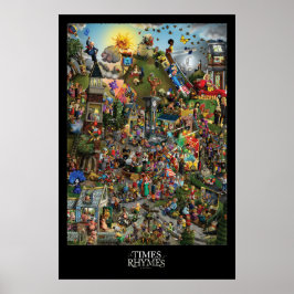 Poster Adam Parsons ART - Tempos de Rimas - Cartaz