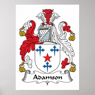 Poster Adamson Family Crest