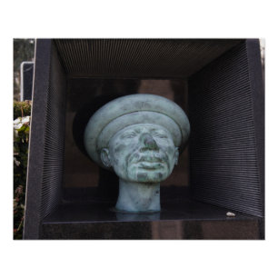 Pôster Adão - Escultura no Túmulo de Rudolf Hausner