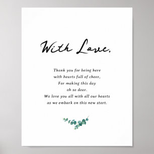 Poster Adelaide Wedding Obrigado pelo Sinal de Participaç