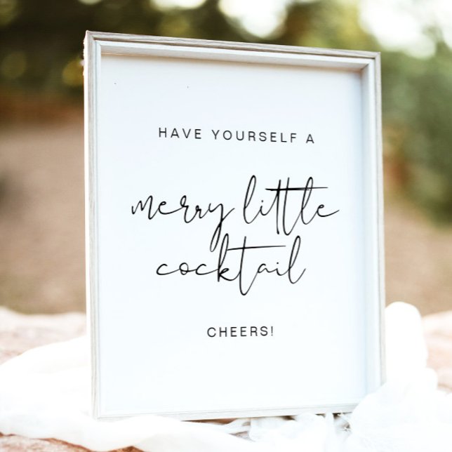 Poster ADELLA Edgy Feliz moderna Natal (Criador carregado)