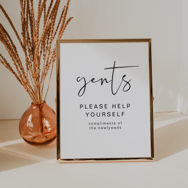 Poster ADELLA Edgy Modern Gents Bathroom Toiltry (Criador carregado)