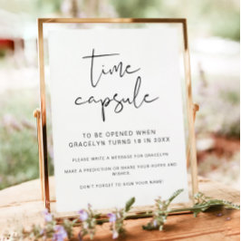 Poster ADELLA Sinal de Chá de fraldas mínimo