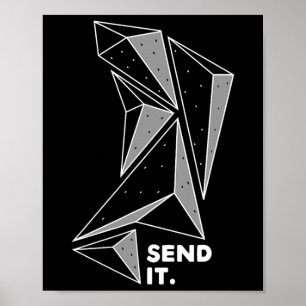 Poster Aderências de Escalada, Rota de Escalada, Aceite o