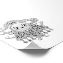 Adesivo Cute Kawaii Amazigh Fibula Tizerzai - Marr