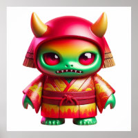 Adesivo de Parede de Boneca Monstro Fofo para R