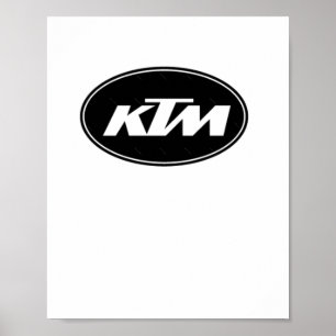 Poster Adesivo do logotipo Ktm