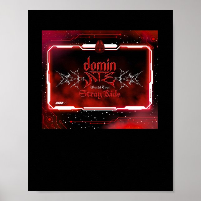 Poster Adesivo do Tema do Skz Dominate Concert (versão ve (Frente)
