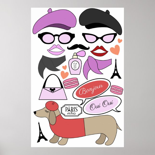 Poster Adesivos para cabine de fotos temáticos da série E (Frente)