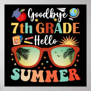 Poster Adeus, 7, Grau Alô, Verão