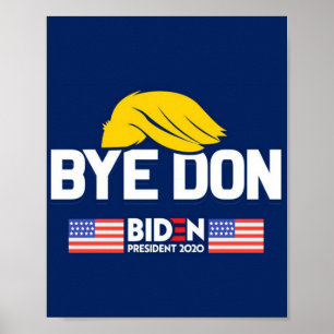 Poster Adeus Don BIDEN 2020 Presidente HARRIS