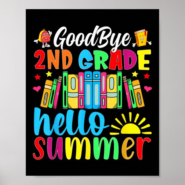 Poster Adeus segundo, Grau Alô, Verão Passado (Frente)