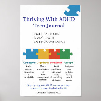 Poster ADHD  2] Use this one ***FRONT COVER  TEEN JOURNAL