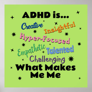 Poster ADHD é...Poster