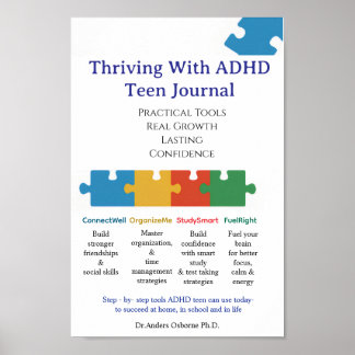 POSTER ADHD FRONT COVER  TEEN JOURNAL