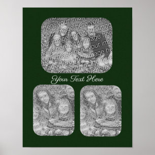 Poster Adicionar Colagem de Modelo de Foto