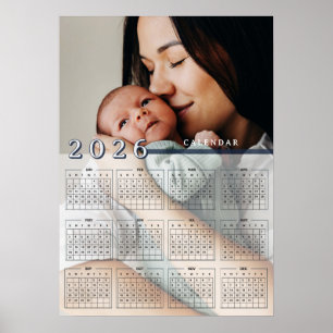 Poster Adicionar foto de calendário de 2026
