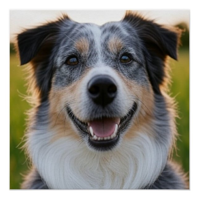 Pôster Adicionar Foto Pet Personalizar (Frente)