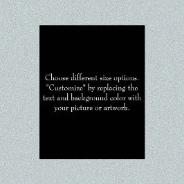 Poster Adicionar Imagem ou Trabalho de arte, Criar à sua