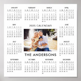 Poster Adicionar seu Calendário de Foto da Família 2025 |