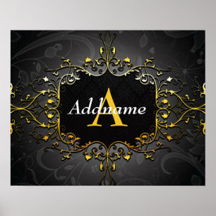 Poster Adicionar seu nome e inicial