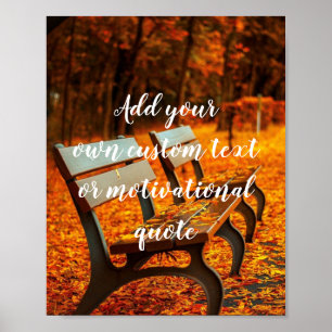 Poster Adicionar Seu Próprio Texto Personalizado Ou Cota