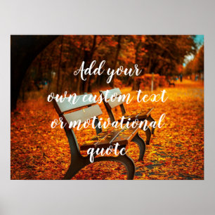 Poster Adicionar Seu Próprio Texto Personalizado Ou Cota
