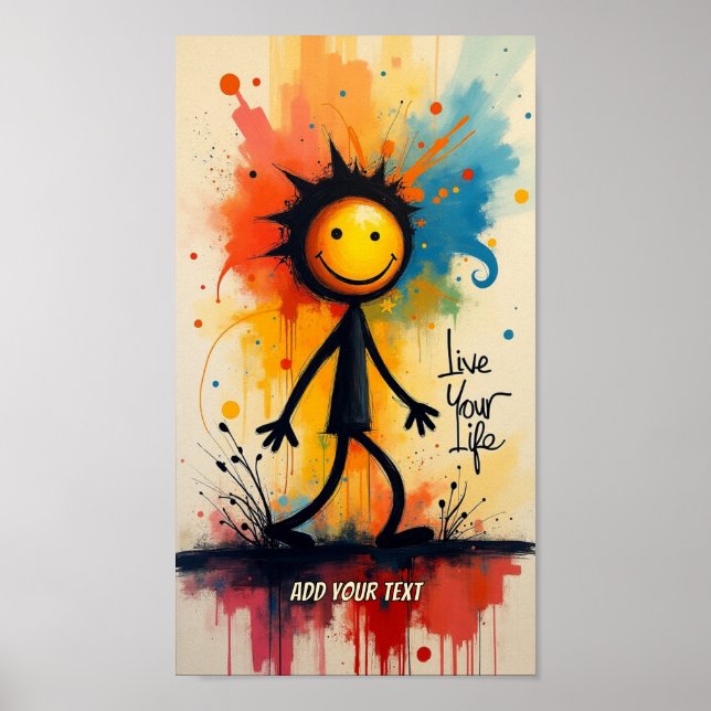 Poster Adicionar seu texto (Frente)