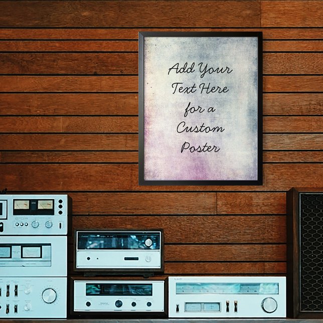 Poster Adicionar seu Texto Personalizado Grunação Colorid (Criador carregado)