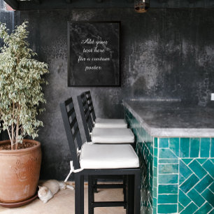 Poster Adicionar Seu Texto Personalizado Sobre O Marble P